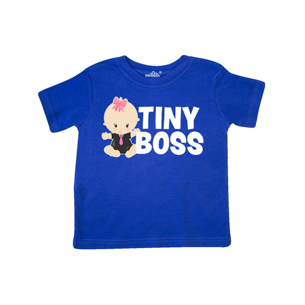 inktastic Tiny Boss with Baby in Suit Toddler T-Shirt 